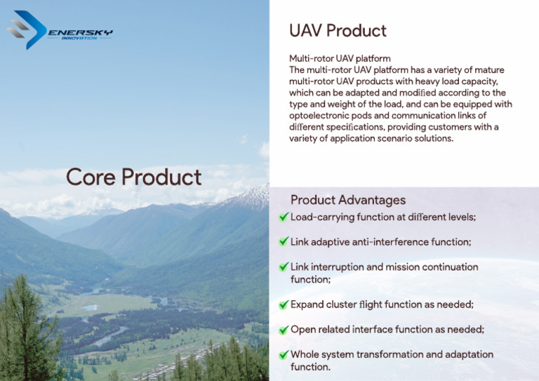Multi-Rotor UAV Platform Features | PDF
