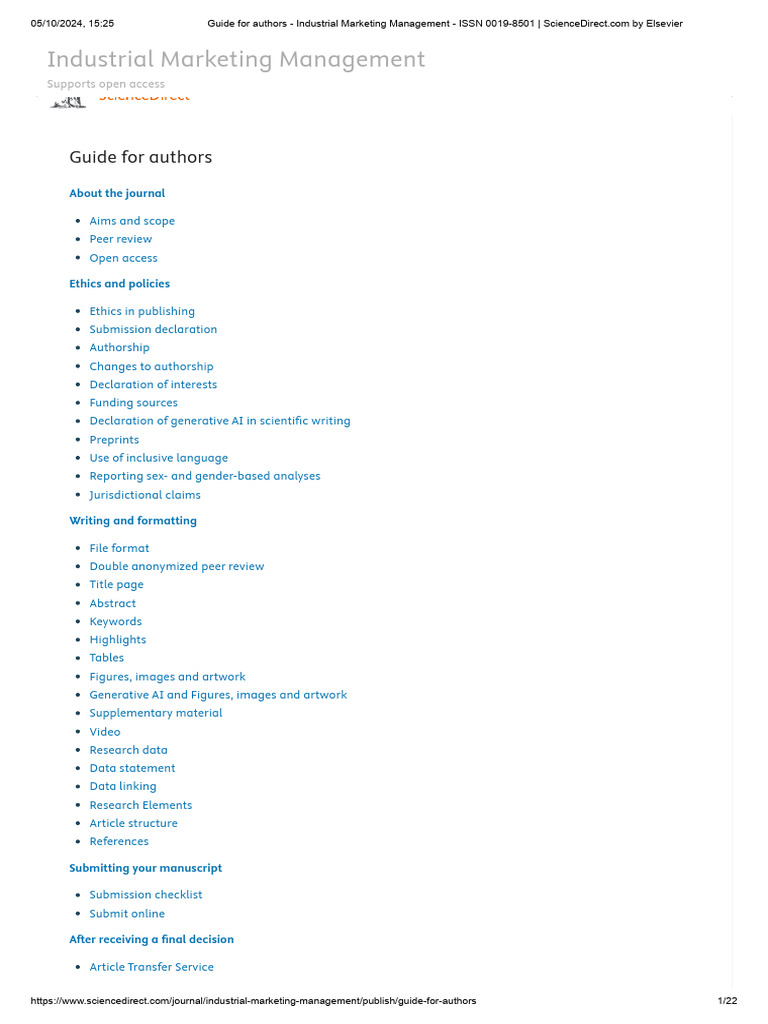 IMM Guide | PDF | Open Access | Academic Journal
