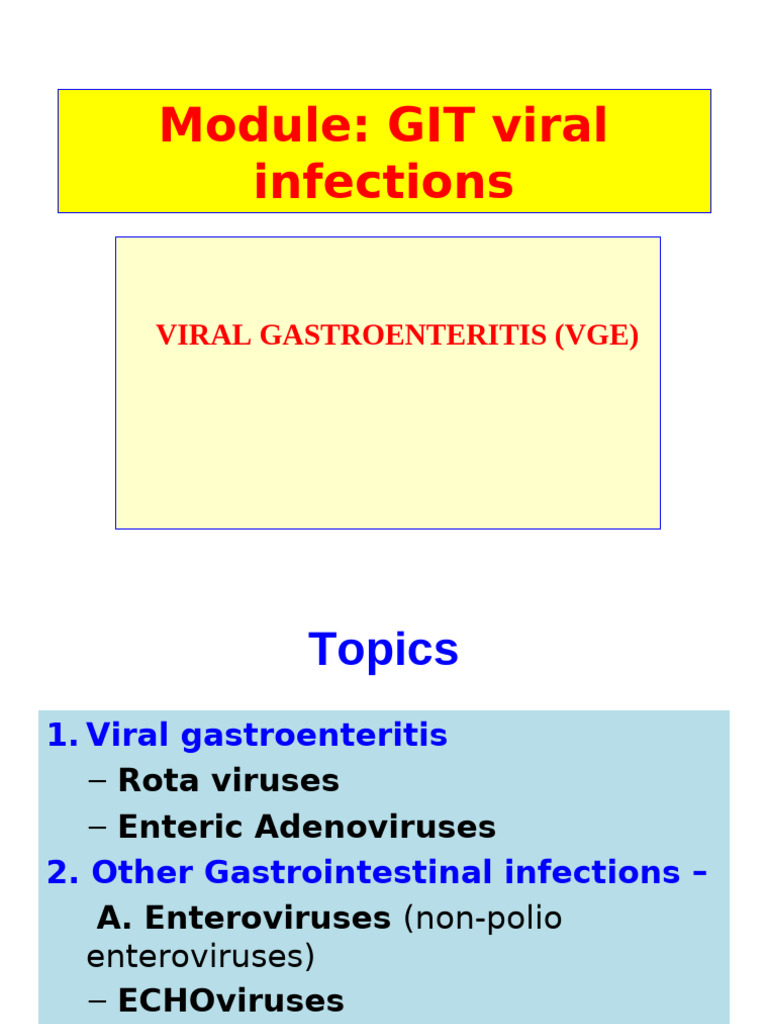 Viral Gastroenteritis and Rotaviruses Guide | PDF | Virus | Microorganism