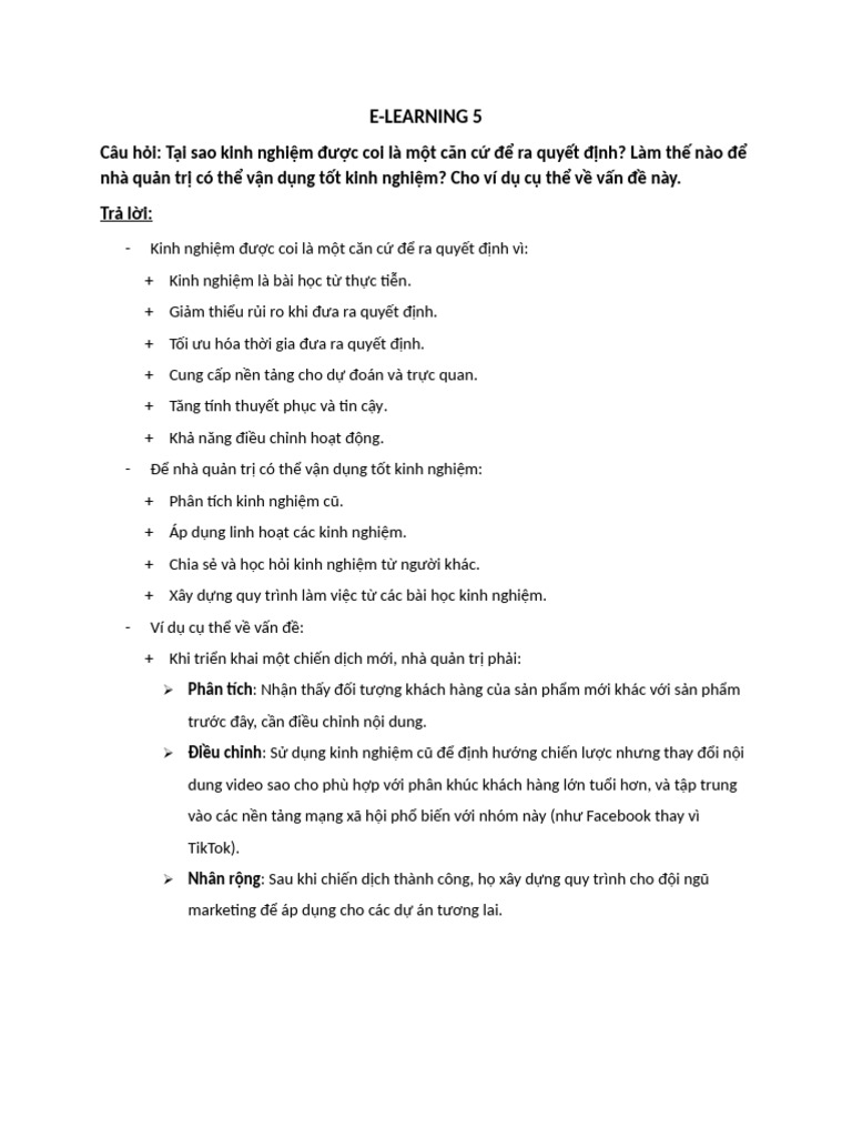 E-Learning 5 | PDF