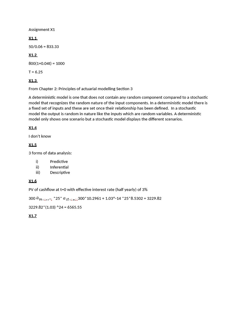 Assignment X1 | PDF