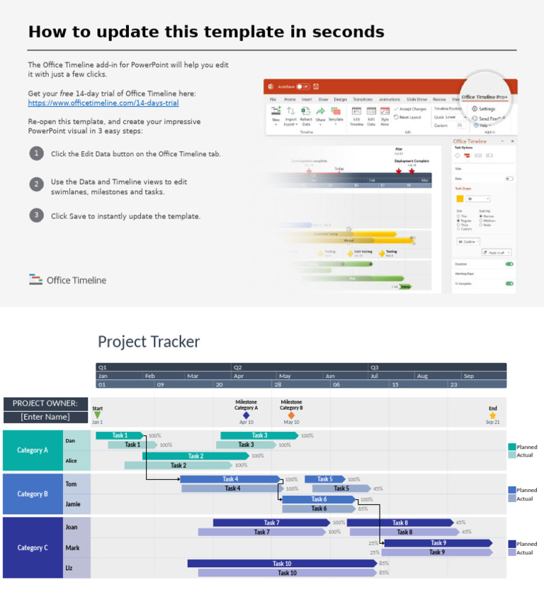 Project Tracker Template | PDF