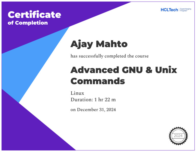 Advanced GNU & Unix Commands | PDF