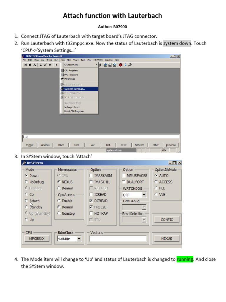 Attach Under Lauterbach | PDF