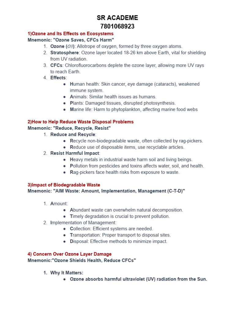 science Ncert short notes | PDF | Lung | Blood