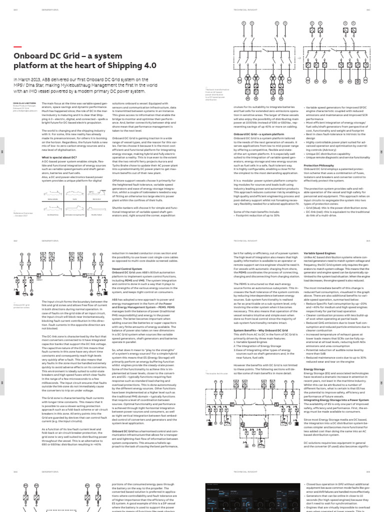 Onboard DC Grid: Revolutionizing Shipping 4.0 | PDF | Electrical Grid ...