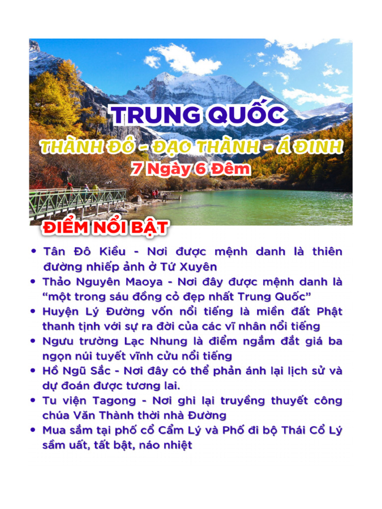 Thanh Do - Dao Thanh - A Dinh - 7N6Đ | PDF