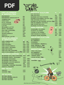 Koffee Kulture Menu