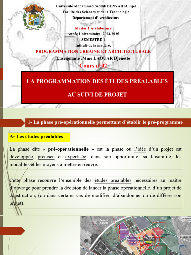 Programmation Urbaine et Architecturale | PDF