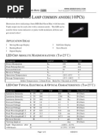5161AS 7 Segment Display Datasheet | PDF | Color | Electronics