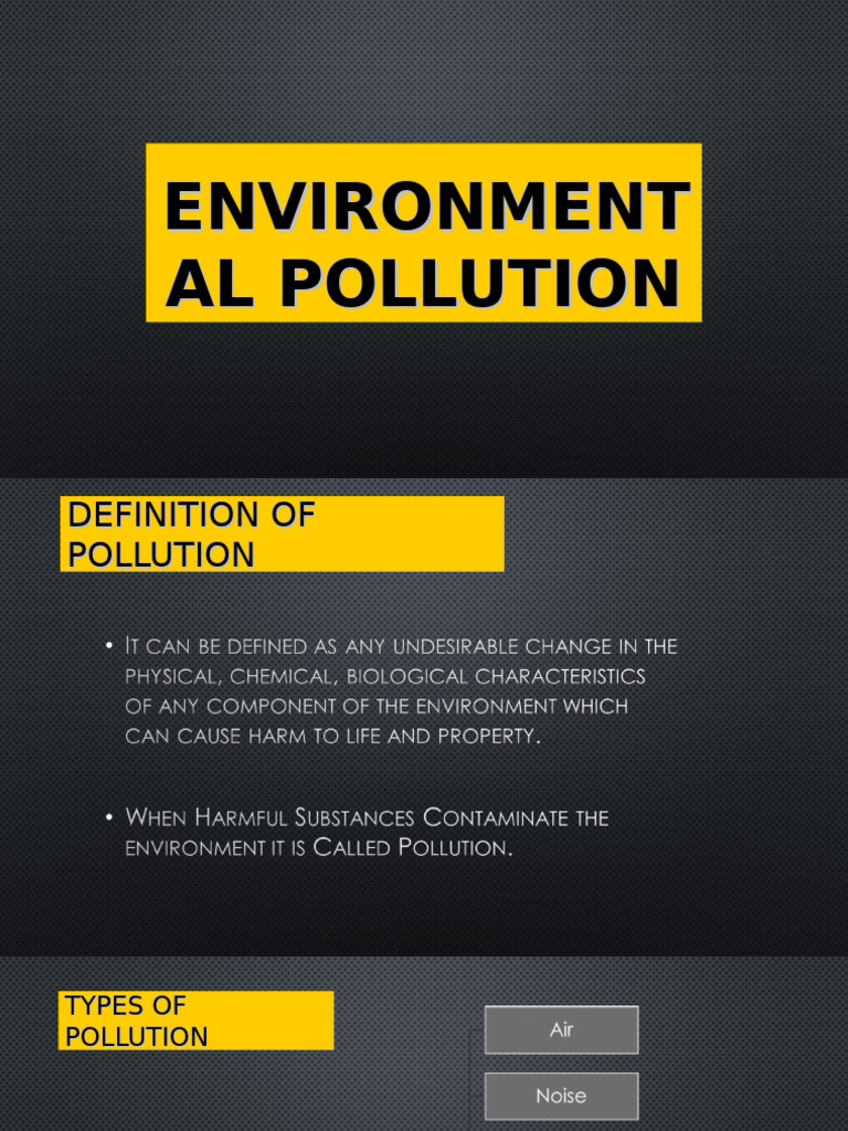 Unit 5 - Environmental Pollution | PDF | Combustion | Air Pollution