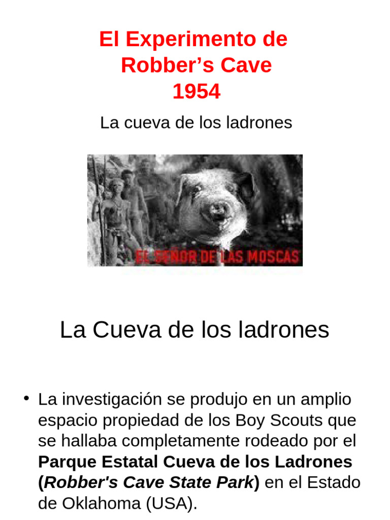 El Experimento de Robbers Cave | PDF