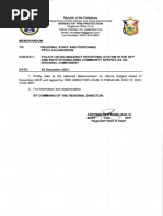 Rca) Bureau Order Clo-2021-024 (October) | PDF