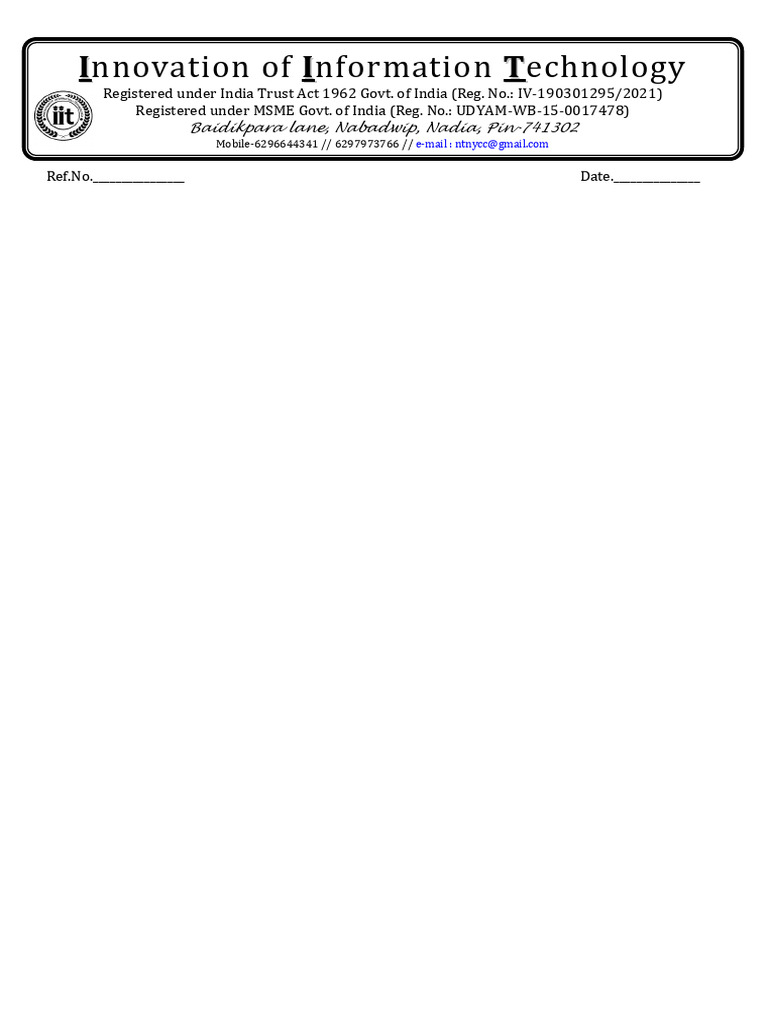 Innovation in Information Technology | PDF