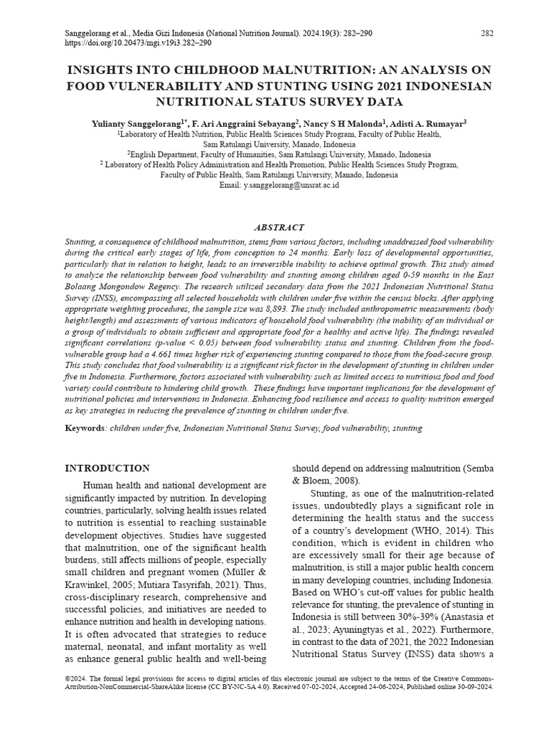 Jurnal+MGI+Vol+19+No+3+2024 Makalah+9 | PDF | Food Security | Sampling ...