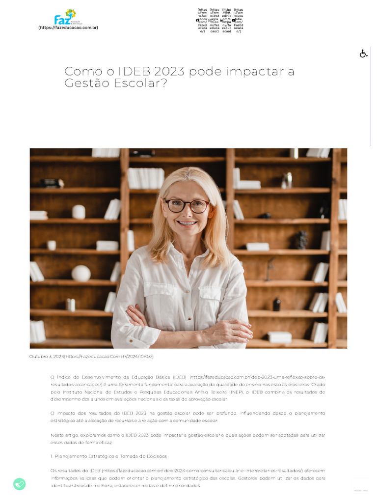 Como o IDEB 2023 Pode Impactar A Gestão Escolar - Faz Educação ...