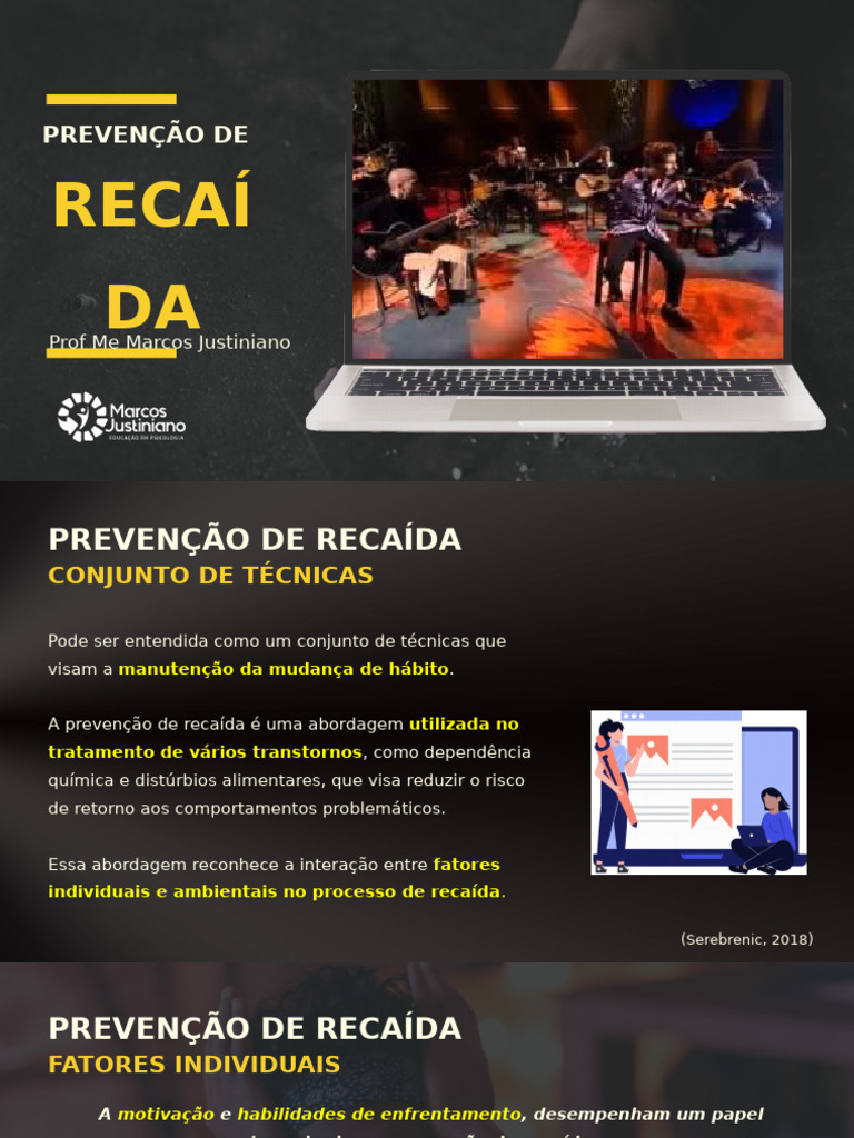 Estratégias para Prevenção de Recaída | PDF | Motivação | Motivacional
