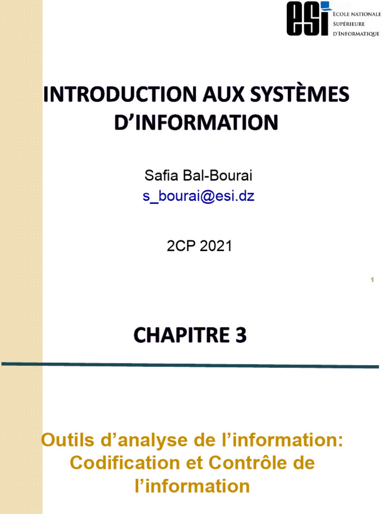 Contrôle de l'information et méthodes | PDF | Informatique