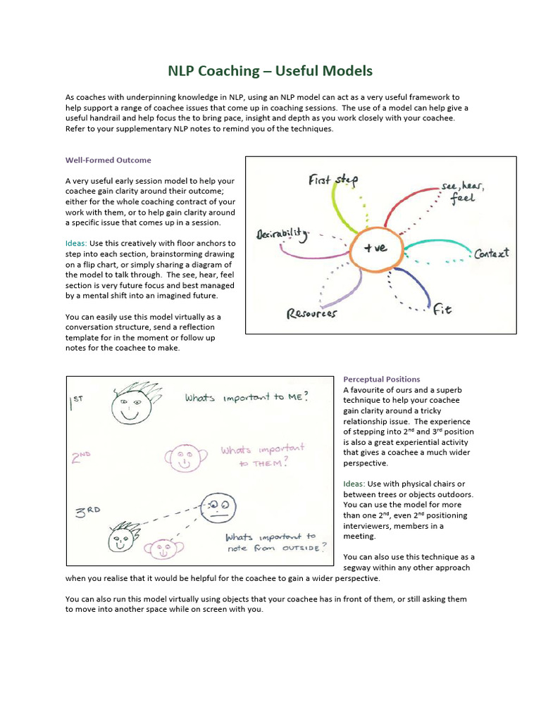 NLP | PDF | Brainstorming | Neuro Linguistic Programming