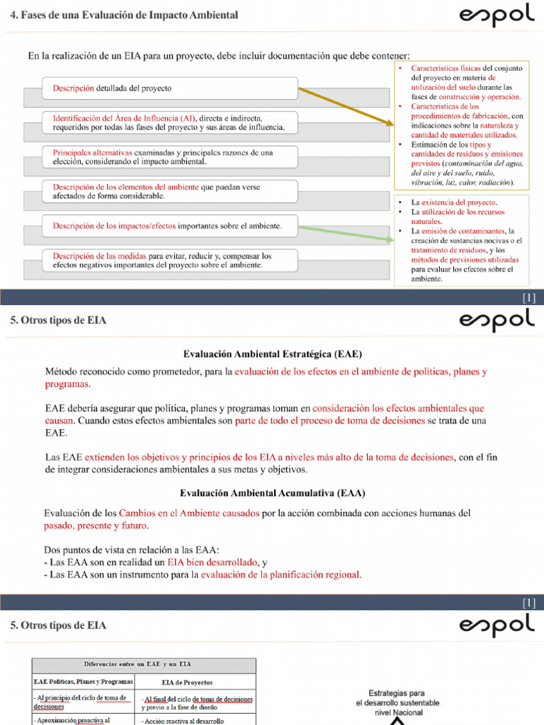 Fases y Tipos de Evaluación Ambiental | PDF | Evaluación de impacto ...