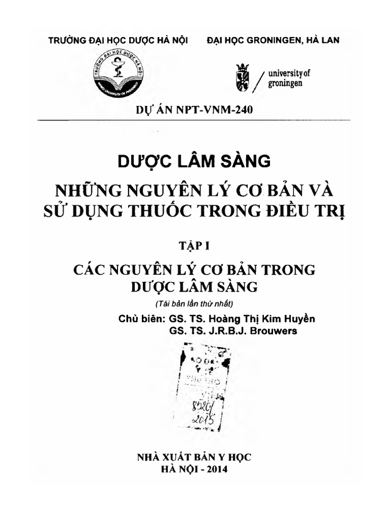 Duoc lam sang nhung nguyen ly co ban va su dung thuoc trong dieu tri