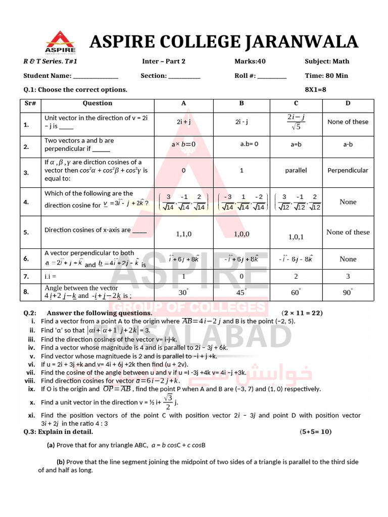 Math 2nd year rt 1 ch 7 pdf euclidean vector classical geometry