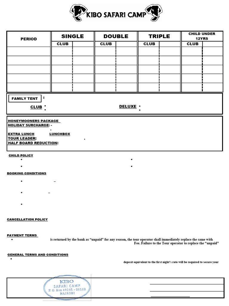 2025 Kibo Non-Resident Rates | PDF | Banks | Cheque