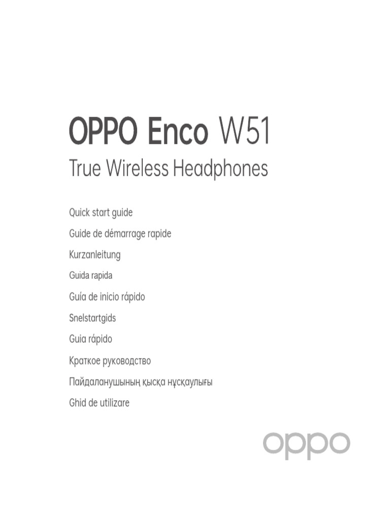 Enco_W51_qg_ml | PDF | Headphones | Computer Engineering