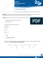 Criterio de La Primera y Segunda Derivada