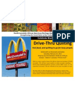 Drive-Thru Quilting Flyer