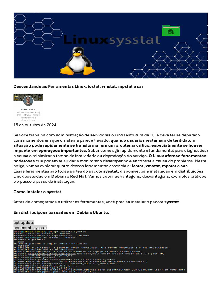 Desvendando As Ferramentas Linux | PDF | Armazenamento de dados de ...