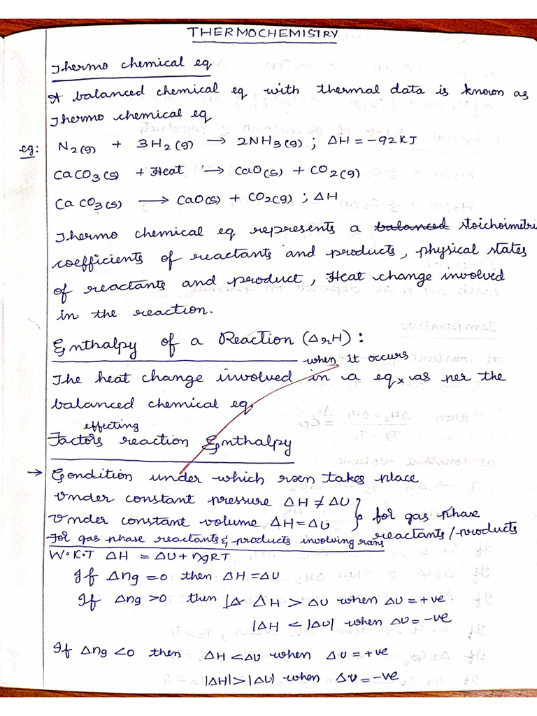 Thermodynamics Notes-1 | PDF