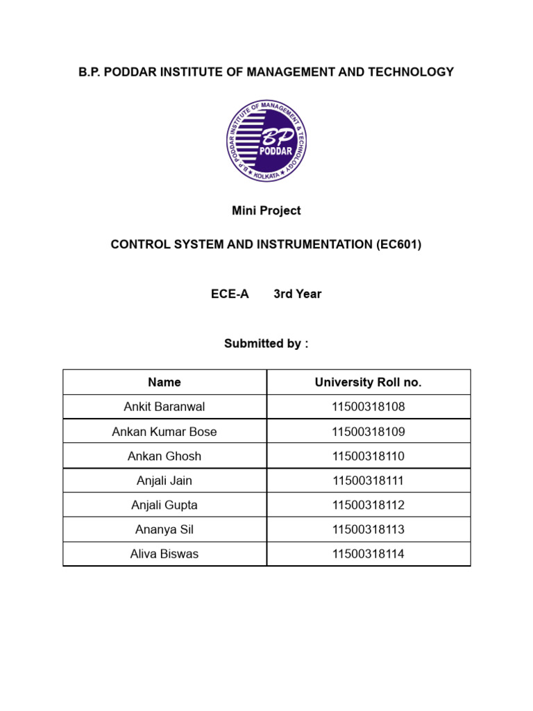 Control System Term Paper | PDF | Artificial Neural Network | Deep Learning