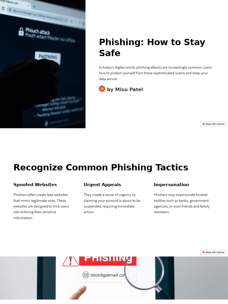 View of Phishing-How-to-Stay-Safe | PDF