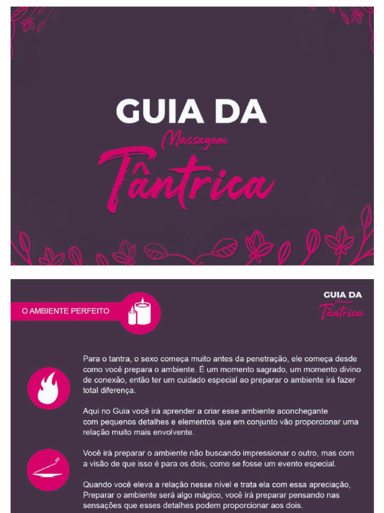 Guia Tântrico de Massagem e Sexo | PDF