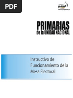 Download Instructivo de Funcionamiento de la Mesa Electoral by Antonio Ponce SN81121547 doc pdf