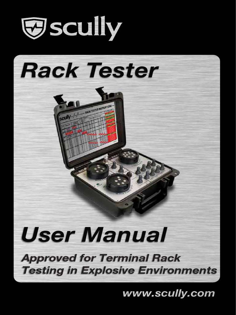 Scully Rack Tester User Manual | PDF | Electrical Engineering | Safety