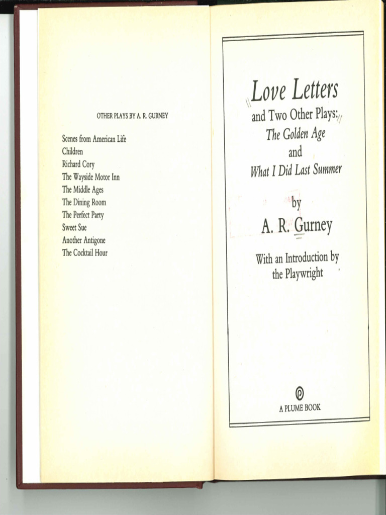 Love Letters | PDF