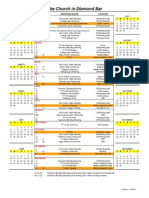 2012 Church Calendar