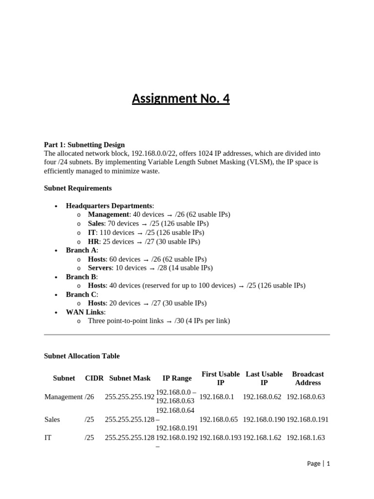 assign4_B | PDF | Ip Address | Internet Standards