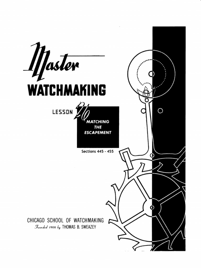 Chicago Lesson 26 | PDF | Horology