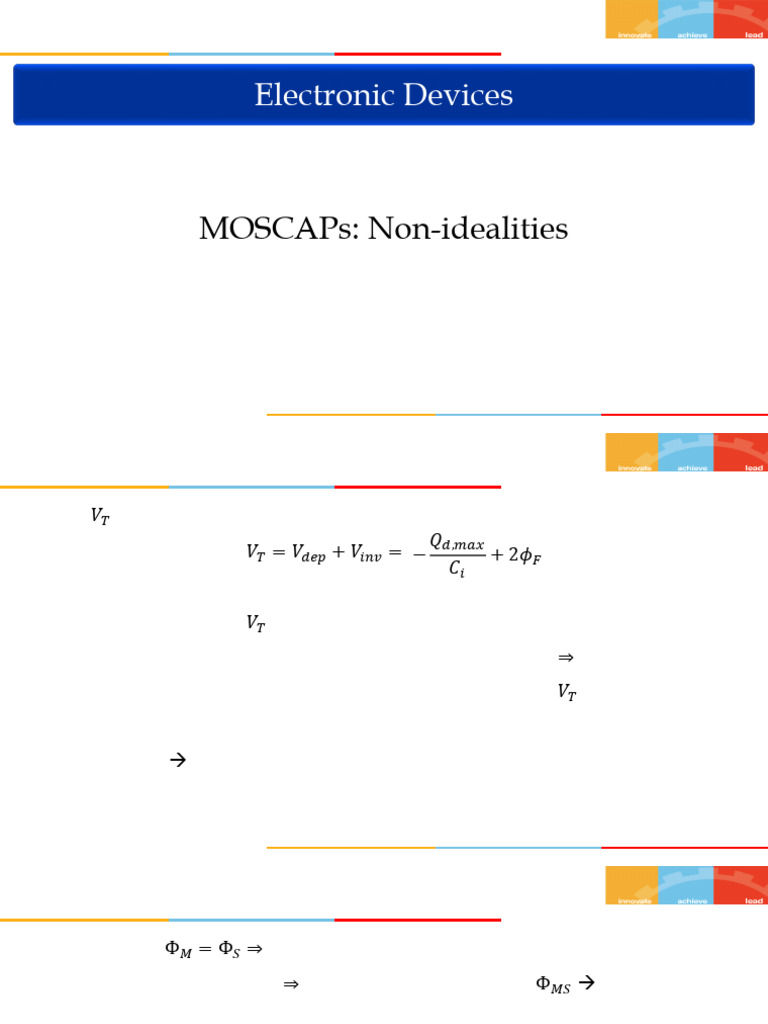 MOSCAP Non-Idealities Analysis | PDF | Mosfet | Silicon Dioxide