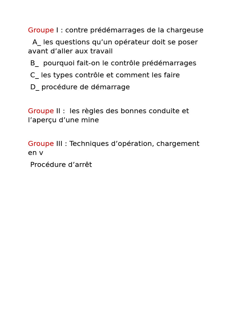 Contrôle et conduite de chargeuse | PDF
