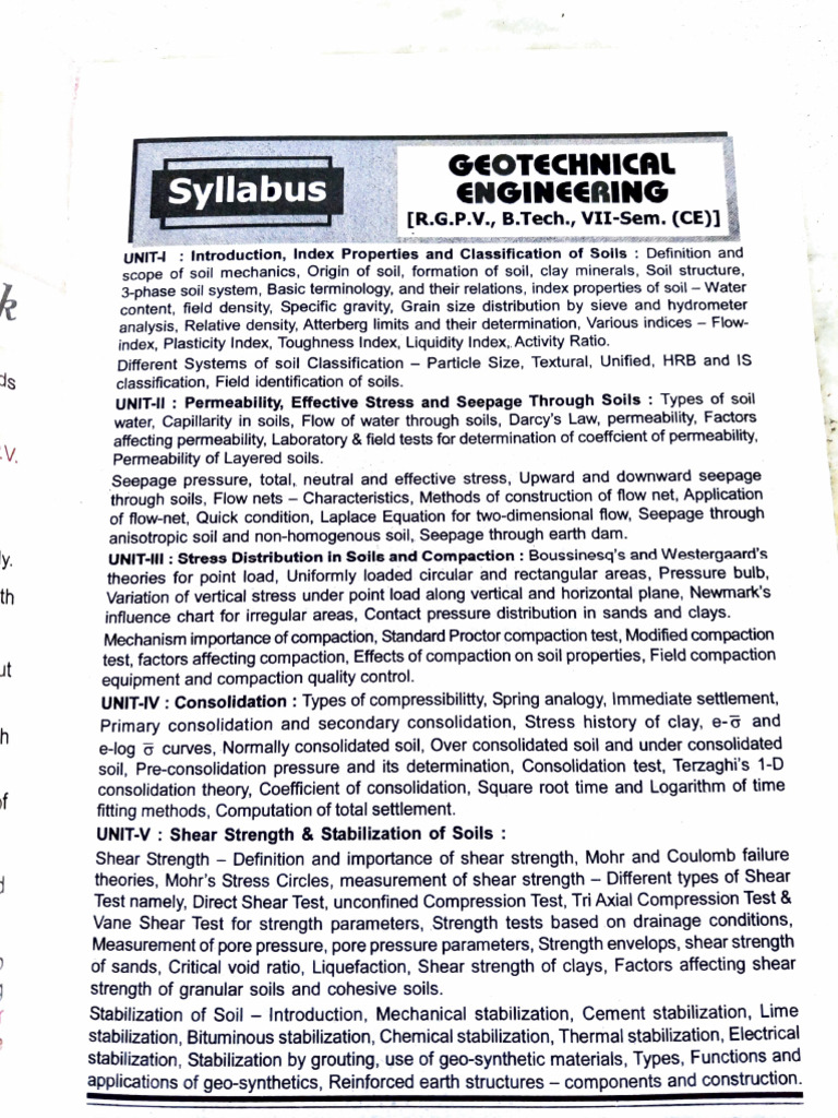 Geotechnical Engineering | PDF