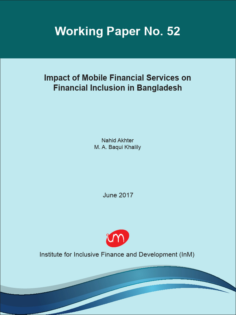 Mobile Banking's Role in Financial Inclusion | PDF | Logistic ...