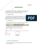 Física - Aula 12 - Termometria