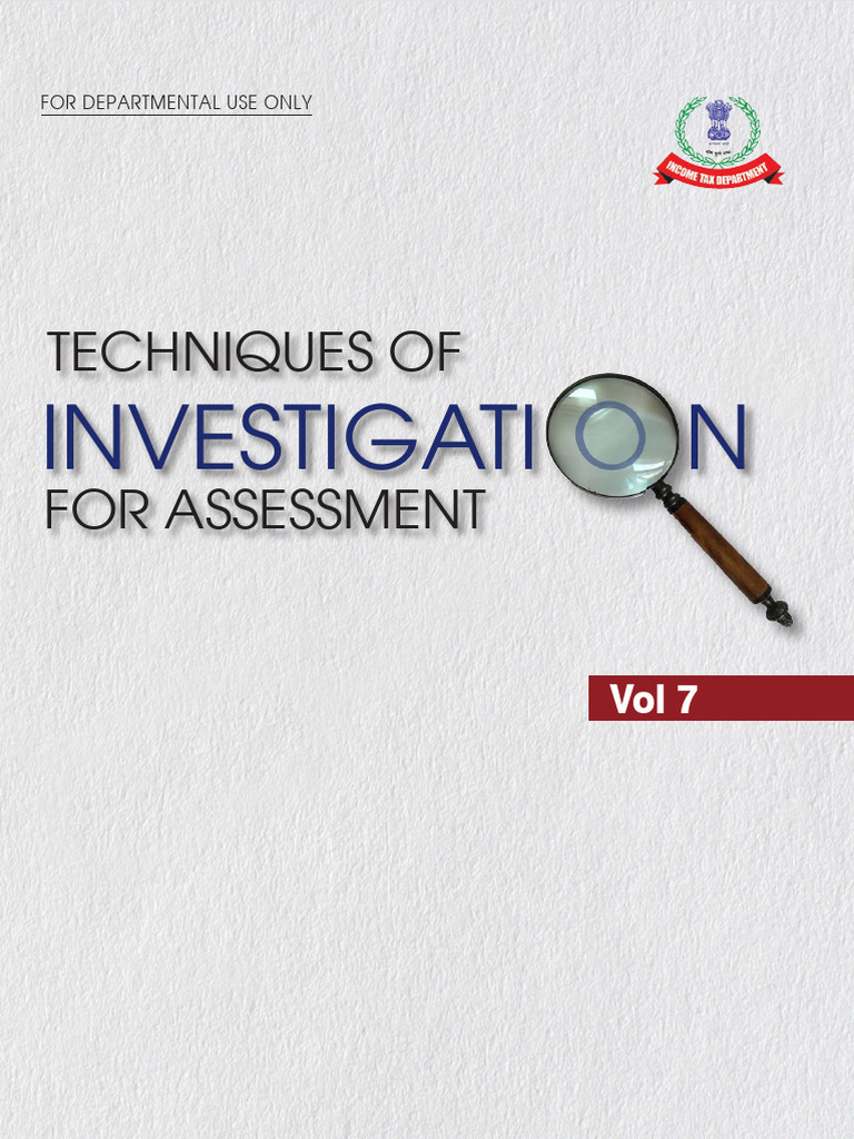 Techniques of Investigation For Assessment Vol 7 | PDF | Promissory ...