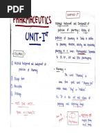 UNIT 1 B.Pharma 1st Sem HAP Unit 1 by Noteskarts | PDF