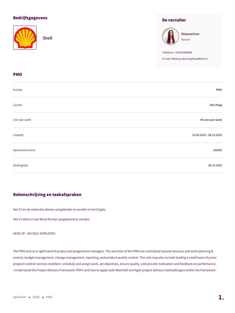 PMO-Shell (1) | PDF | Risk Management | Business
