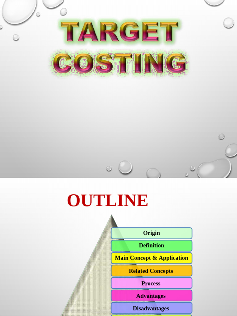 Target Costing vs. Life Cycle Costing | PDF | Perfect Competition ...
